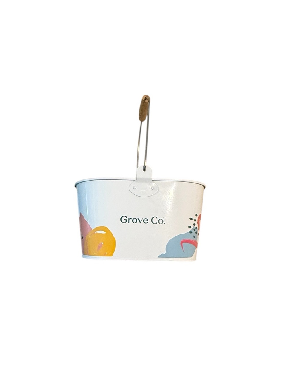 New Grove Collaborative Gray Metal Cleaning Caddy